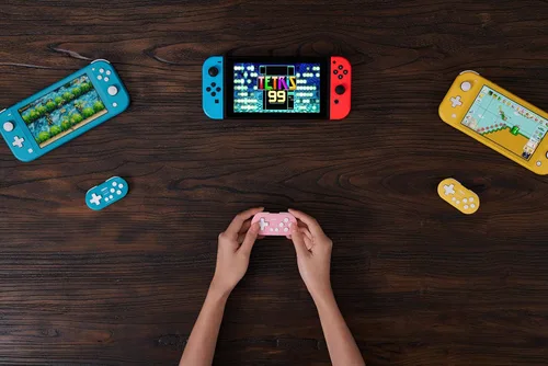 Vista 6 de 8Bitdo Zero 2 Bluetooth Gamepad Keychain Sized Mini Controller for Switch, Windows, Android, macOS & Raspberry Pi(Pink Edition) - Nintendo Switch