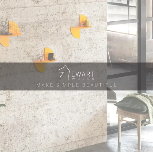 Vista 8 de EWART WOODS Pequeños estantes flotantes de acero de la pared, estante colorido colgante del cuarto de baño con el sistema fácil montado, muebles