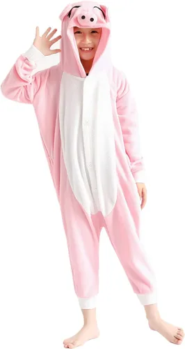 Vista 3 de Pijama unisex de animales para niñas, disfraz de cosplay de anime, regalos de Halloween