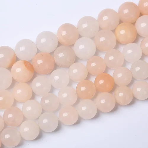 Vista 65 de 100 cuentas de piedra multicolor natural de 0.236 pulgadas (0.236 in), cuentas espaciadoras sueltas redondas para hacer pulseras, collares, aretes