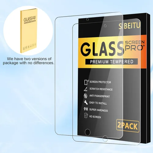 Vista 7 de SIBEITU Protector de pantalla para iPad Mini 5/4ª generación, dureza 9H, protector de película de vidrio templado de 7.9 pulgadas (paquete de 2)
