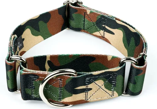 Vista 13 de Country Brook Petz - Collar para perro Martingala de camuflaje azul con 10 diseños resistentes (1 1/2 pulgadas, mediano)