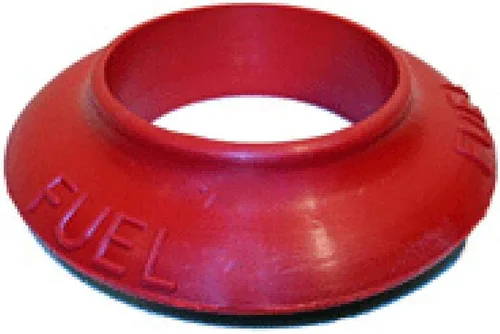 Vista 5 de Ojal de combustible rojo se adapta a John Deere 2520 reemplaza número de pieza OEM R34193