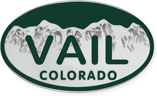 Vista 4 de CafePress Vail Colo - Adhesivo ovalado para parachoques de automóvil