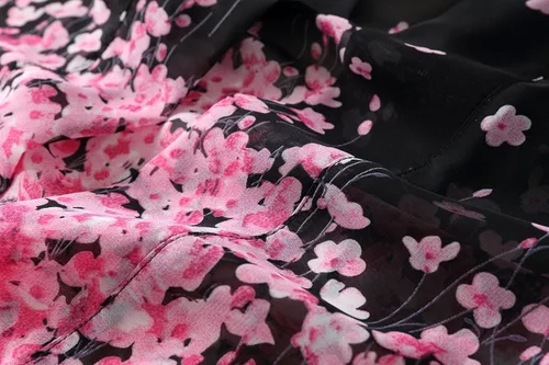 Vista 3 de WEIYAN - Blusa de gasa tipo cárdigan para mujer holgada kimono para la playa