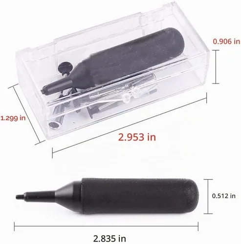 Vista 2 de Jiayouy Juego de recogida IC SMD de 2 piezas para colocación de componentes de precisión con puntas y tazas intercambiables