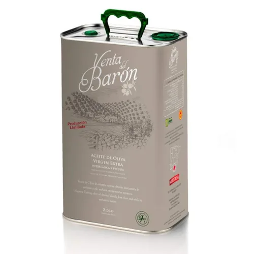 Vista 10 de aceite de oliva virgen extra prensado en frío, cosecha de 2013 y 2014, galardonado con EVOO, de Venta del barón