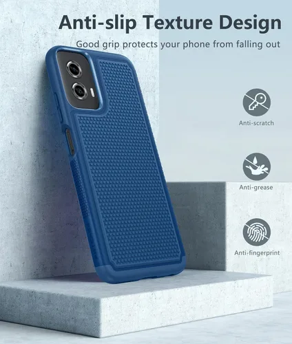 Vista 457 de FNTCASE Funda para iPhone 17 Pro: Fundas delgadas translúcidas de color azul claro compatibles con MagSafe, protección completa de la cámara