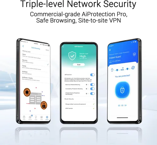 Vista 7 de ASUS ZenWiFi BT6 Tri-Band WiFi 7 Mesh, 9.4 Gbps, 3000 pies cuadrados (1 unidad), puerto WAN 2.5G, seguridad y controles parentales incluidos, SSID