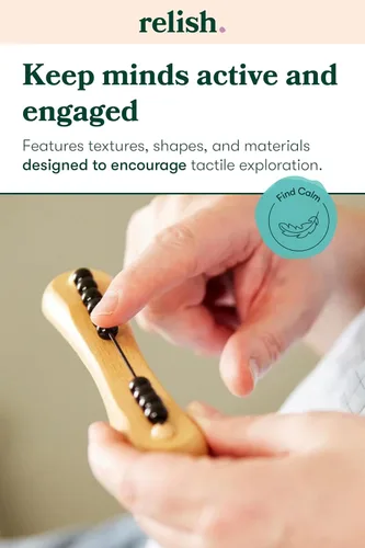 Vista 4 de Relish - Juguetes Fidget para adultos, juego de juguetes de madera Fidget Widget - Productos sensoriales de Alzheimer y demencia, actividades