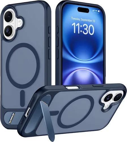 Vista 281 de Funda para iPhone 11 con compatibilidad magnética, [Soporte invisible incorporado][Compatible con MagSafe]