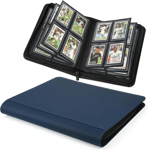 Vista 17 de Carpeta Toploader CARDBINDER, Estuches Duros Toploader, Fundas de 4 Bolsillos para hasta 128 Tarjetas. Carpeta de Tarjetas Toploader con Fundas