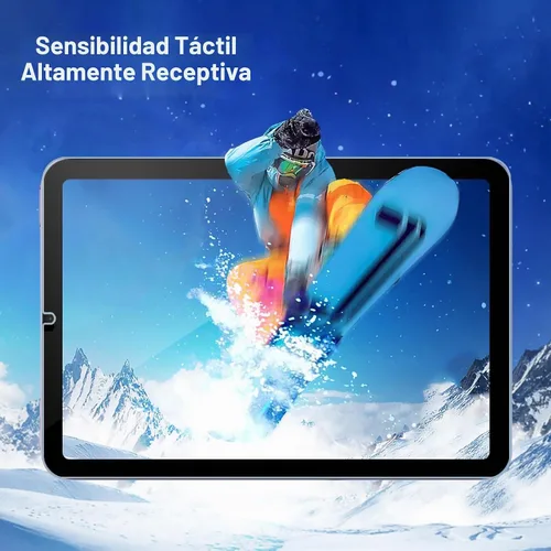 Vista 3 de ProCase Paquete de 1 protector de pantalla para iPad Mini 7 (A17 Pro) 2024 y iPad Mini 6 2021 de 8.3 pulgadas, protector de película de vidrio