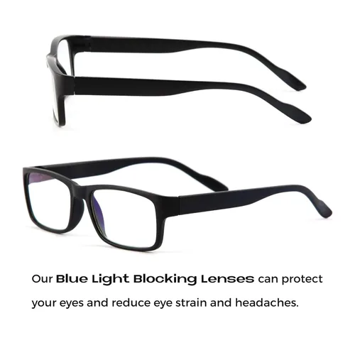 Vista 3 de Readerest - Lentes para lectura con bloqueo de luz azul, bisagras de resorte, protección UV