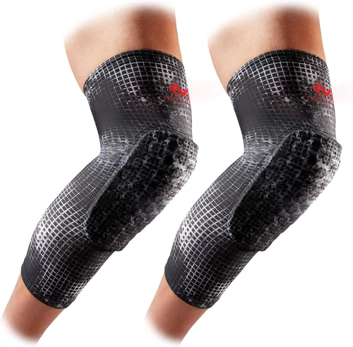 Vista 12 de Rodilleras de compresión: McDavid Hex Par de rodilleras de compresión hexagonales para baloncesto, voleibol, levantamiento de pesas y más