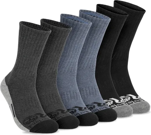 Vista 7 de Timberland PRO Mens Sorbtek Moisture Control Mens Socks, Arch Support, Cushioned Footbed (Size 7-12; 6 Pairs) set Negro