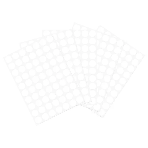 Vista 12 de uxcell 1 Hoja/140 Piezas de Pegatinas para Cubrir Agujeros de Tornillo, 12 mm de Diámetro, PVC Autoadhesivas, Tapas a Prueba de Polvo para Muebles