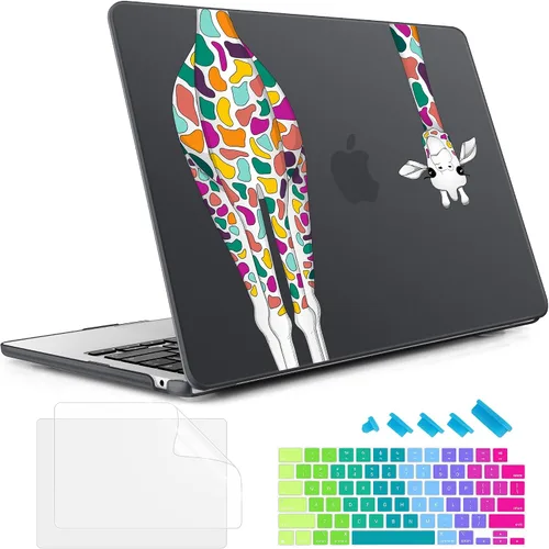 Vista 19 de May Chen Funda rígida de plástico para MacBook Air de 13.6 pulgadas 2026 2025 2024-2022 M5 A3449 M4 A3240 M3 A3113 M2 A2681, carcasa rígida