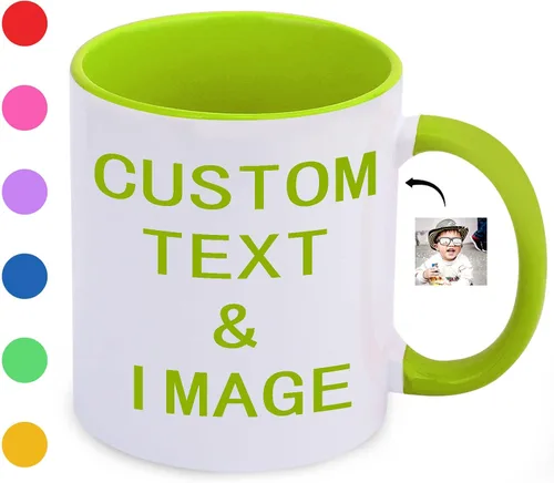 Vista 13 de Baosity Taza de café con foto personalizada, taza personalizada con imagen, texto, nombre, regalos personalizados para novio, novia, mejor amigo