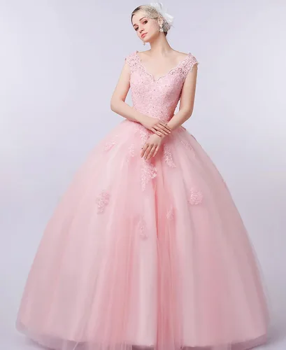 Vista 2 de Vestidos de quinceañera Vestido de baile de graduación de encaje dulce 16 vestidos de princesa