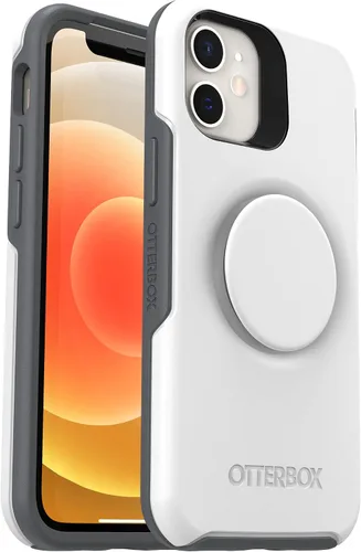 Vista 11 de OtterBox Otter + POP Symmetry Series - Funda para iPhone 12 Mini, color negro