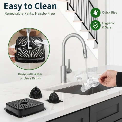 Vista 6 de Exprimidor eléctrico de cítricos, máquina de jugo de naranja
