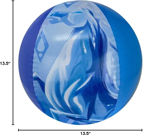 Vista 5 de Disney Frozen 2 - Pelota inflable de playa para fiestas en la piscina, 13.5 pulgadas, para fiestas de verano y regalo, diversión acuática para todos