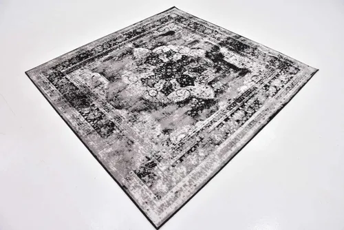 Vista 200 de Unique Loom Colección Sofia - Alfombra de área Salle Garnier (7' 1" x 10' Rectángulo, Borgoña/ Marfil)