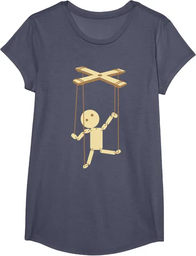 Vista 20 de Puppeteering - Camiseta de marionetas Ventrílocuo de tiriteros, Negro, S