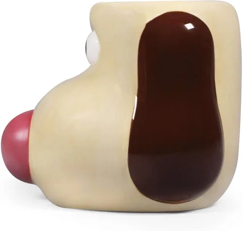 Vista 4 de Half Moon Bay - Taza de cerámica con licencia oficial de Wallace y Gromit Gromit Gromit que cambia el calor, taza de café de 16.2 onzas