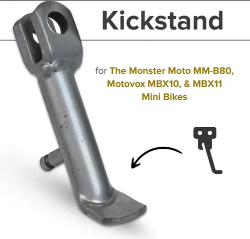 Vista 3 de AlveyTech Soporte para las bicicletas Monster Moto MM-B80, Motovox MBX10 y MBX11 Mini