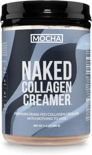Vista 8 de Naked Crema de Café con Colágeno - Crema de Colágeno de Caramelo para Café - Sin Lácteos, Sin Gluten, Sin OMG - Apoya el Cabello, la Piel y las Uñas