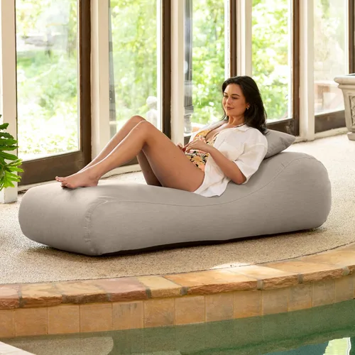 Vista 21 de Jaxx Arlo - Puf para exteriores, tumbona reclinable, para piscina, patio, Aruba