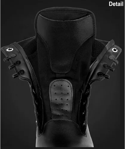 Vista 4 de Botas tácticas para hombre, botas de combate ligeras, botas de trabajo duraderas, botas de desierto