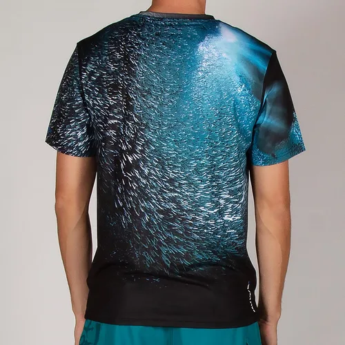 Vista 3 de Salt Life Men's Hole in The Wall Short Sleeve Lightweight Nanotex Performance Shirt