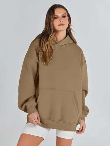 Vista 3 de ANRABESS Womens Oversized Hoodies Fleece Sweatshirts Long Sleeve Hooded Pullover Fall Clothes with Pocket