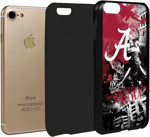 Vista 3 de Guard Dog NCAA - Funda híbrida para iPhone 7/8/SE Paulson Designs, color negro