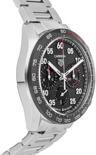 Vista 4 de Tag Heuer Carrera Porsche Edición Especial Cronógrafo Automático Gris Dial Reloj CBN2A1F.BA0643, Gris, Cronógrafo
