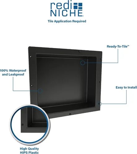 Vista 4 de Tile Redi USA Redi Niche - Nicho para ducha