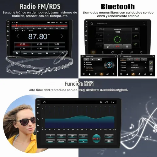 Vista 4 de [2+64G] Radio de coche Android 15 estéreo para Mazda CX-9 2007-2015 2+64G con Carplay