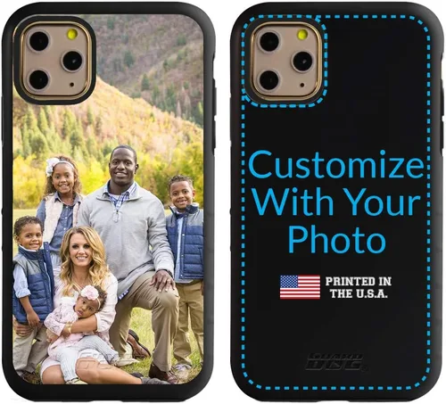 Vista 7 de Guard Dog Funda compatible con iPhone 11 Pro, grado militar, protección resistente de dos piezas, personalizada, fotos, seis marcos