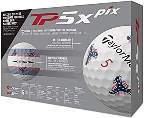 Vista 3 de Taylormade Pelota de golf TP5x pix 2.0 USA