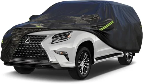 Vista 132 de KouKou Funda impermeable para automóvil SUV adecuada para BMW X1 de 2009 a 2025, 7 capas a prueba de viento para todo tipo de clima, cubierta