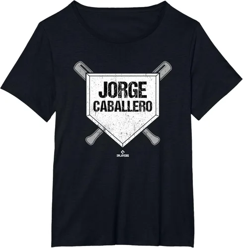 Vista 10 de Homeplate Gameday Jorge Caballero Prospect Baseball Fan Gear Camiseta, Negro