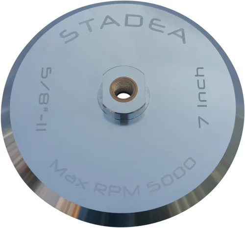 Vista 8 de ABP101Q 3 Inch Hook and Loop Backing Pad With Rigid Aluminium Backing, 5/8" 11 Brass Arbor