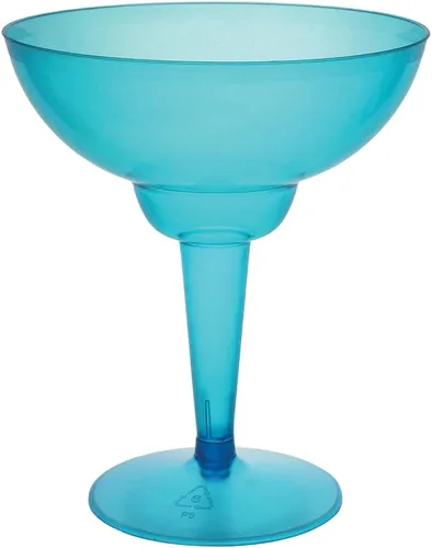 Vista 9 de Party Essentials 10 vasos de plástico duro de dos piezas, 12 onzas, transparentes