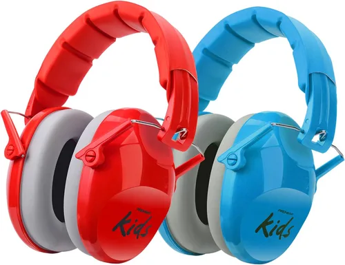 Vista 9 de PROHEAR 032 2.0 - Auriculares con cancelación de ruido para niños - Reducción de ruido de 25dB - Orejeras ajustables de protección sensorial