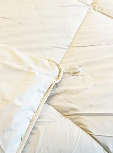 Vista 4 de Edredón de alpaca – Edredón hipoalergénico/alternativa al plumón – 100% relleno de lana de alpaca con funda de 100% algodón Pima Peso pesado polar