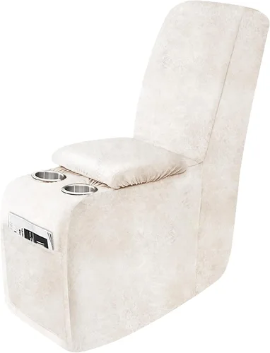 Vista 14 de ANARACHON Fundas para sillas reclinables con aspecto de cuero, funda elástica de 4 piezas, funda suave para silla reclinable, protector de muebles