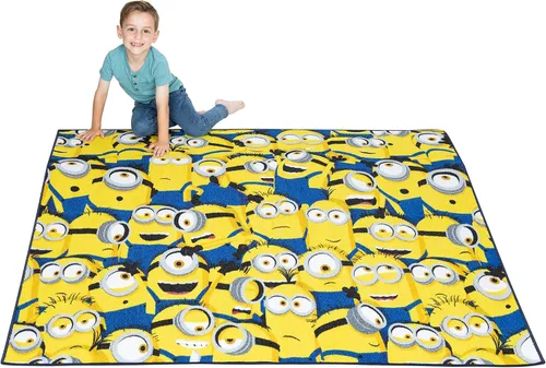 Vista 11 de Franco Alfombra antideslizante para habitación de niños, 69 x 52 pulgadas, Batman